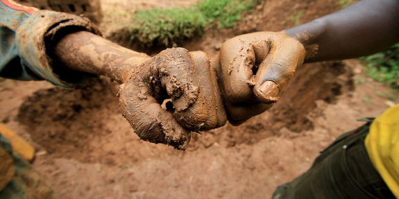 Photo: Brickmakers' Hands by Adam Cohn/Flickr