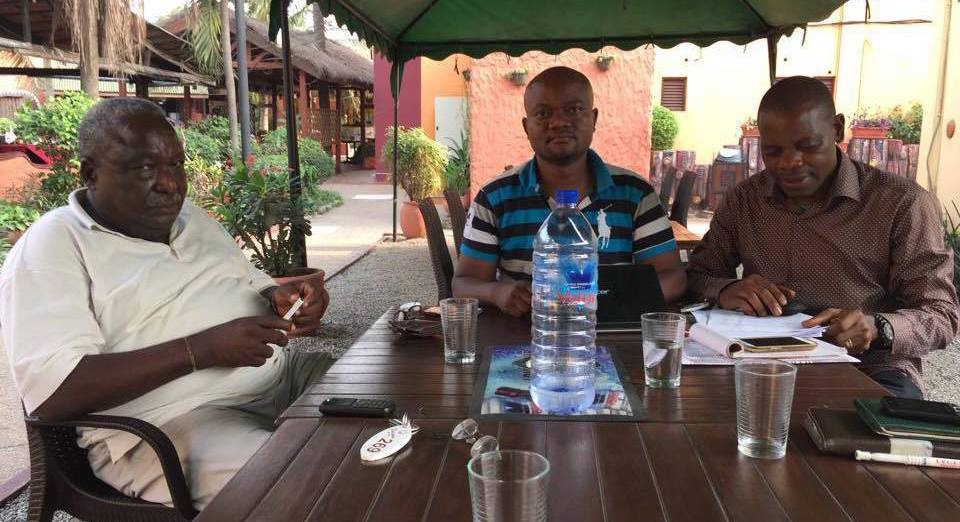 Photo (from left to right): Chief Bisong Etahoben, Alberique Houndjo, and Fidelis Mac-Leva